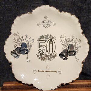 50th Wedding Anniversary, VTG - Collectable Plate